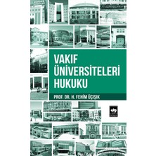 Ötüken Neşriyat Vakıf Üniversiteleri Hukuku