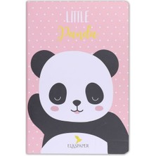 Ela's Paper Panda Little Pembe Defter