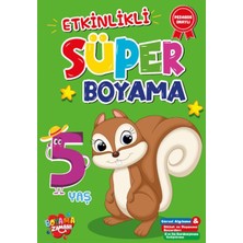Boyama Zamanı Etkinlikli Süper Boyama 5 Yaş
