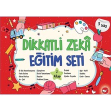 Beyaz Balina Yayınları Dikkatli Zeka Eğitim Seti - 2. Kitap (5 Yaş)