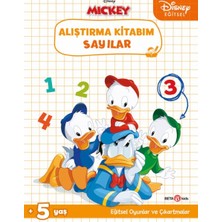Beta Kids Disney Eğitsel Çıkartmalı Alıştırma Kitabım Sayılar