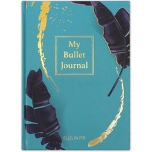 Ela's Paper My Bullet Journal Defter (Tropikal Mavi)