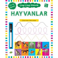 Kukla Yayınları Çizgi Çizgi Etkinlik- Hayvanlar (4+ Yaş)