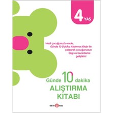 Beta Kids Günde 10 Dakika Alıştırma Kitabı 4 Yaş