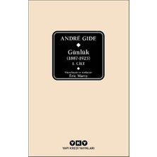 Yapı Kredi Yayınları André Gide Günlük (1887-1925) 1.cilt