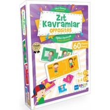 Blue Focus Zıt Kavramlar Opposites - Eğitici Oyunlar 60 Parça