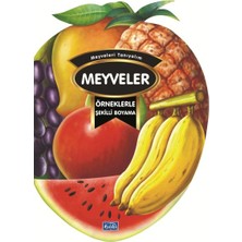 Parıltı Yayınları Örneklerle Şekilli Boyama - Meyveler