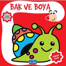 Parıltı Yayınları Bak ve Boya Kırmızı Kitap