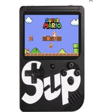 My Best Store Taşınabilir Video Oyun Konsolu 3 Inç Ekran 400 Yüklü Oyunlu Mini Atari Siyah 2 Oyunculu