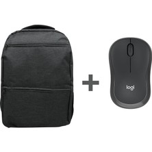 Logitech Logıtech M240 Graphıt Mouse + Nomad Notebook Sırt Cantası