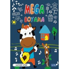 Parıltı Yayınları Mega Boyama Lacivert Kitap