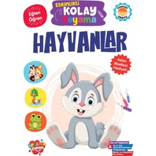 Boyama Zamanı Etkinlikli Kolay Boyama – Hayvanlar