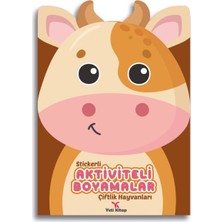 Yeti Kitap Stickerli Aktivite ve Boyamalar Çiftlik Hayvanları
