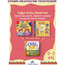 Gülce Kitap 0-3 Yaş- Iyilik Halkası Yapbozlu Kitap, Duyguları Gösteren Ayna, Rabbimi Biliyorum Şekilleri Öğreniyorum (Tak-Çıkar Kitap)