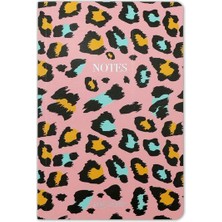 Ela's Paper Leopar Pembe Defter