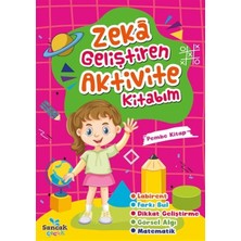 Sancak Çocuk Zeka Geliştiren Aktivite Kitabım - Pembe Kitap