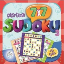 Pötikare Yayınları 7 x 7 Sudoku - 3 (Çıkartmalı)