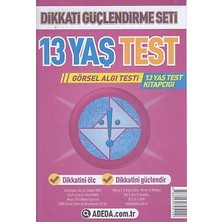 Adeda Yayıncılık Dikkati Güçlendirme Seti 13 Yaş Test