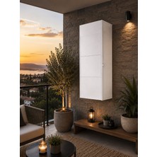 Pvc Çok Amaçlı Kombi Dolabı – Suya Dayanıklı Balkon & Dış Mekan Dolabı – Kolay Kurulum