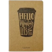 Ela's Paper Hello Monday Coffee - Defter