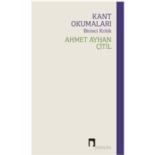 Dergah Yayınları Kant Okumaları - Birinci Kritik