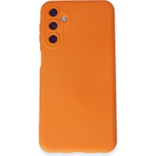 Drop Tedarik Samsung Galaxy M34 5g Kılıf Nano Içi Kadife Silikon - Turuncu