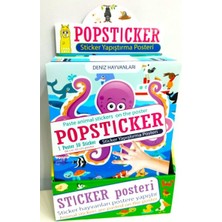 Lama Toys Popsticker-Sticker Yapıştırma Posteri-Stand