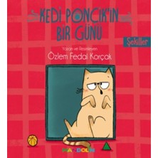 İnkılap Kitabevi Kedi Ponçik'in Bir Günü - Şekiller