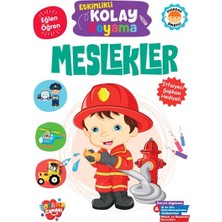 Boyama Zamanı Etkinlikli Kolay Boyama – Meslekler