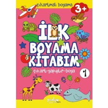 Pinokyo Yayınları Çıkartmalı Ilk Boyama Kitabım 3+ Yaş-1