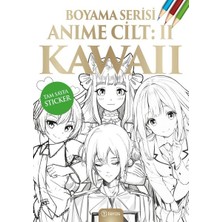 Teras Kitap Anime Boyama Cilt Iı: Kawaii