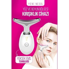 My Best Store Elektronik Beyaz Yüz Masaj Aleti Sıkılaştırıcı ve Yaşlanma Karşıtı Kullanım Amaçlı
