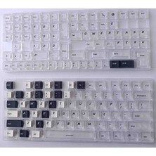 Leaven Mekanik Klavye Keycap -Rgb 118 Tuşlu Şeffaf Tuş Takımı