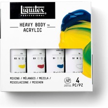 Liquitex : Professional : Heavy Body : Akrilik Boya Seti : 4 Renk x 59 ml (Mixing)