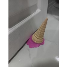 Mescolare Dondurma Şeklinde Kapı Stopper, Kapı Durdurucu, Dondurmalı Kapı Altı Durdurucu 3D