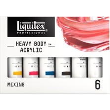 Liquitex : Professional : Heavy Body : Akrilik Boya Seti : 6 Renk x 59 ml (Mixing)