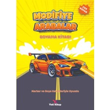 Yeti Kitap Modifiye Arabalar Boyama Kitabı