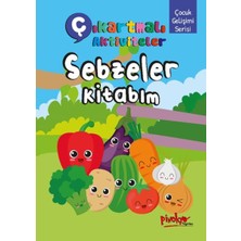 Pinokyo Yayınları Çıkartmalı Aktiviteler Sebzeler Kitabım
