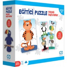 Ca Games Eğitici Puzzle - Neşeli Hayvanlar
