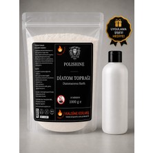 Polishine Diatom Toprağı %100 |  1kg Kalsine Edilmiş |10 Mikron  | Yüksek Saflık