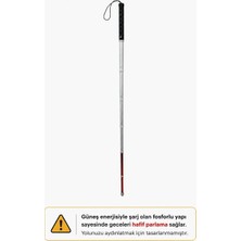Emo Görme Engelliler Için Titanyum Teleskopik Baston 138 cm - 9 Parça