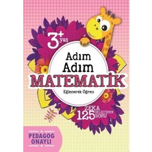 Revzen Kitap Adım Adım Matematik 3+ Yaş