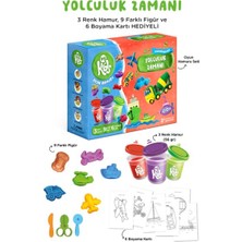 Bigkids Toys Yolculuk Zamanı Oyun Hamuru Seti (18 Parça - 352 Gr)