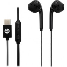Marsilyan Kablolu Kulak Içi Mikrofonlu Kulaklık Type-C Pc Telefon Uyumlu Siyah DHH3113CBK