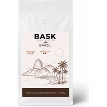 Bask Coffee Premium Filtre Kahve Çekirdek Brazil 1000G