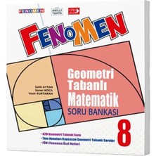 TeknoKapsül Fenomen Yayıncılık Fenomen 8. Sınıf Geometri Tabanlı Matematik Soru Bankası