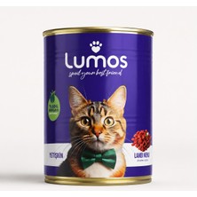 Lumos 415GR Kuzu Etli Parçacıklı Kedi Konservesi 24LÜ