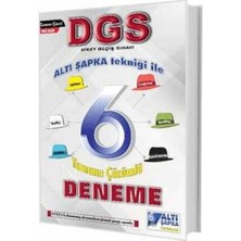 Altı Şapka Yayınları Dgs Altı Şapka 6 Çözümlü Deneme