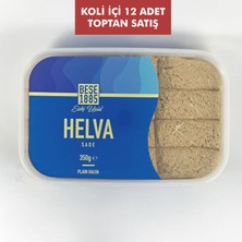 Beşe 1885 Kase Helva Sade 350 gr 12 Adet Koli Toptan Doğal Susam Helvası
