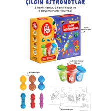 Bigkids Toys Çılgın Astronotlar Oyun Hamuru Seti (15 Parça - 340 Gr)